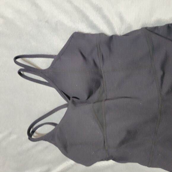 Love Soft Jumpsuit Women Small Sleeveless Surplice Jersey Knit Stretch Built In - Picture 3 of 9